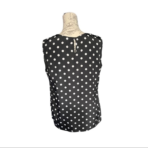 Merona Polka Dot Blouse Size Large - Picture 2 of 3